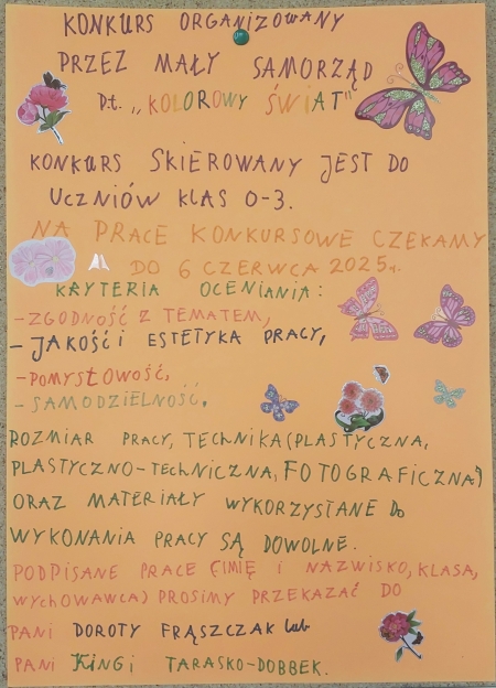 Kolorowy świat - autorski konkurs MSU