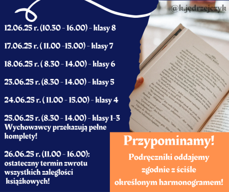 Panie bibliotekarki przypominają