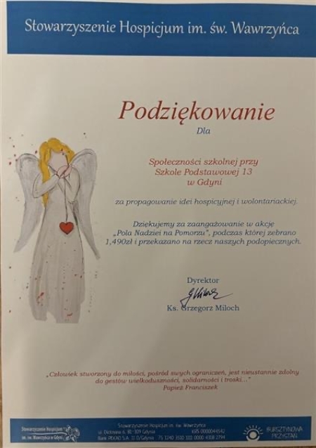 Wielki finał akcji ''Pola Nadziei''
