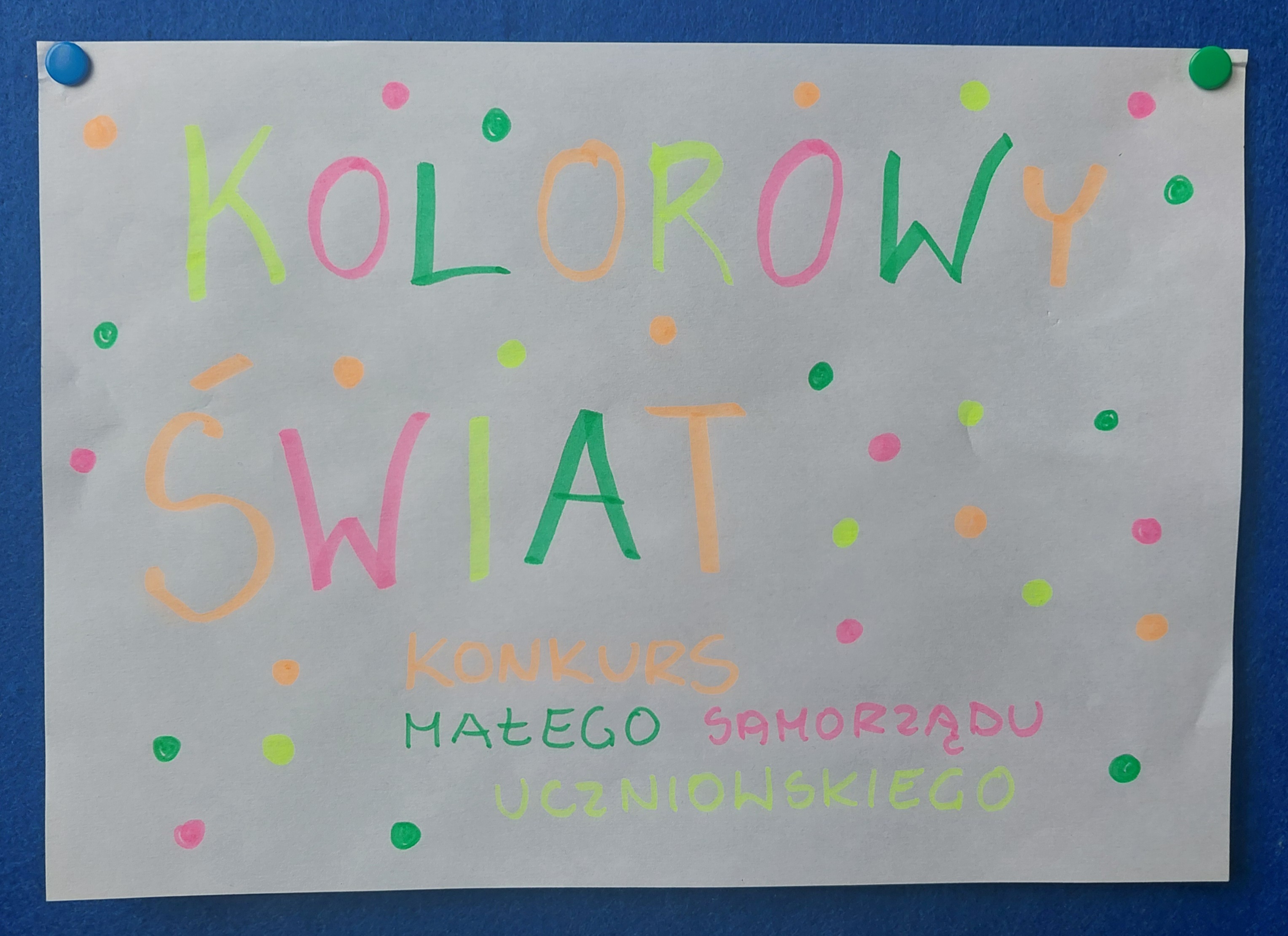 Kolorowy świat - konkurs rozstrzygnięty!