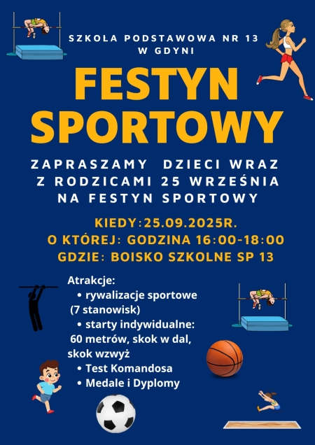 Zapraszamy na festyn sportowy! 