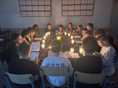 ''Dziady'' w klasie 7a 