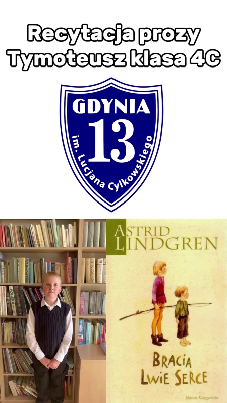 Tymek z 4c recytuje prozę