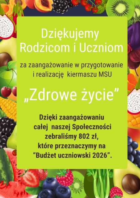 Kiermasz ''Zdrowe życie'' 