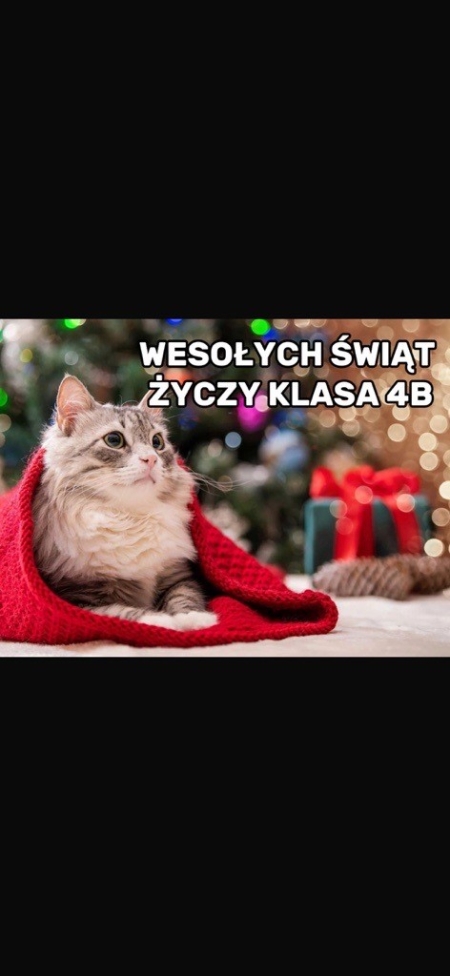 Życzenia ślą klasy IV