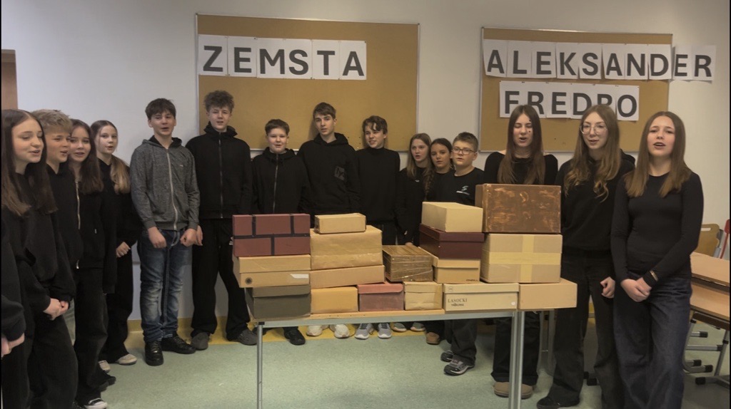 Aleksander Fredro ''Zemsta'' klasa 7a