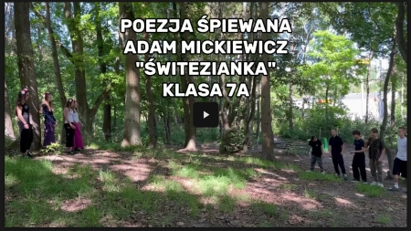 Poezja śpiewana w klasie 7A
