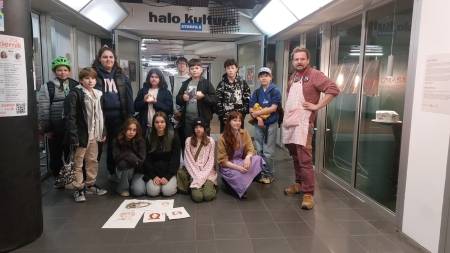 Klasa 7b w Halo Kultura!
