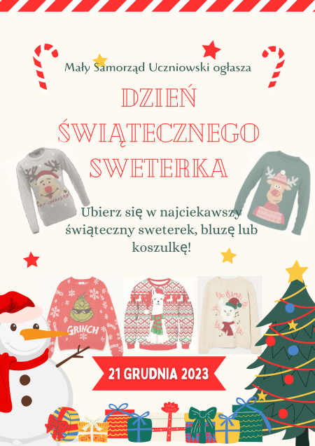 Zapraszamy do udziału w Dniu Świątecznego Sweterka